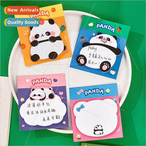 Cartoon Panda Sticky Notes Students wh high-color value shap