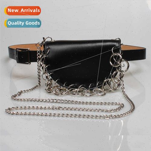 Waist bag female 2019 new fashion belt female round ring pun