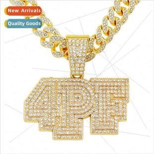 diamonds full digal letters Personalized pendant creative