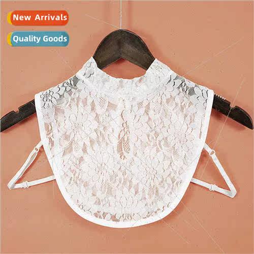 Autumn winter full lace half-high collar false collar childr
