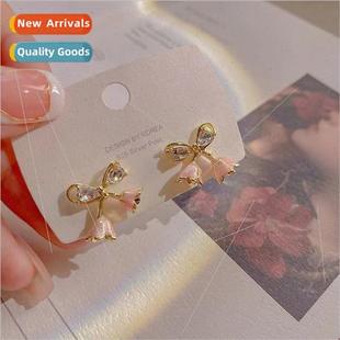 fall female winter niche Flower premium earrings
