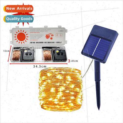 LED Solar Copper Wire ght String Outdoor WaterproCopper Wire