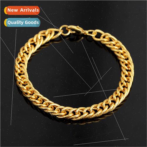 eaby4DC Iron Bracelet Twist Chain Fashion Personalized Hip H