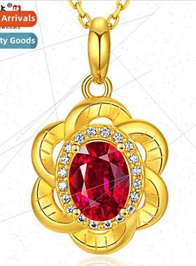 Gold necklace women gold skeleton collarbone set chains new