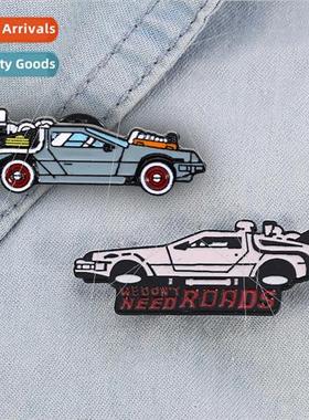 Cartoon Ghostbusters Back to the Future metal car pin person