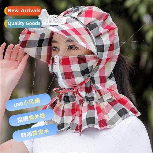 Tea picking cap female new Spring Summer curved brim face fa