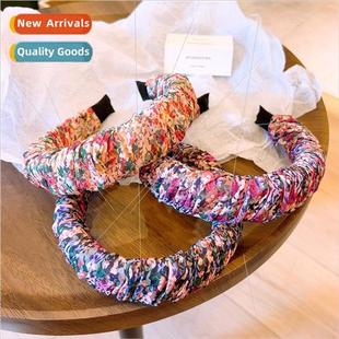 intestine hair grotto floral high large sponge Korea band