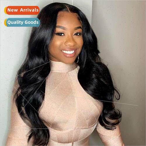 Europe wig women center parted bangs long curly hair big wav