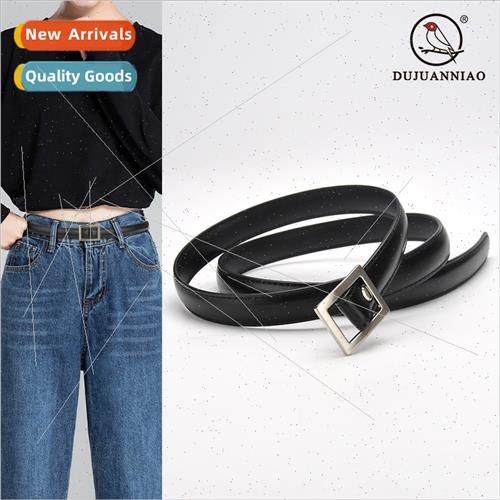 Belt female Korean fashion two layer cowhide ladies belt sim