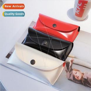 Leather Eyeglass Case Retro Sunglasses Case Fine Portable Ey