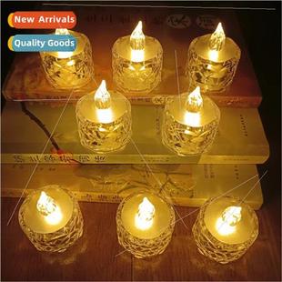 Electronic Small Tea Candle Bar LED Wax Decorati ghts