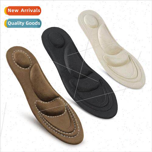 4D warm massage sponge insole fall winter super short velvet