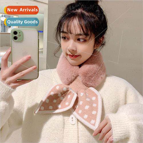 Scarf female fall winter Korea imation otter rabb hair fashi