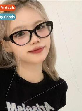 Cat eye myopia glasses can be equipped degrees Korean ambien