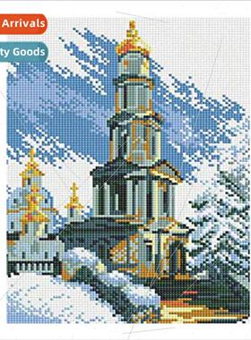 Oil Painting ghthouse Cross Stch ving Room Bedroom Decorativ