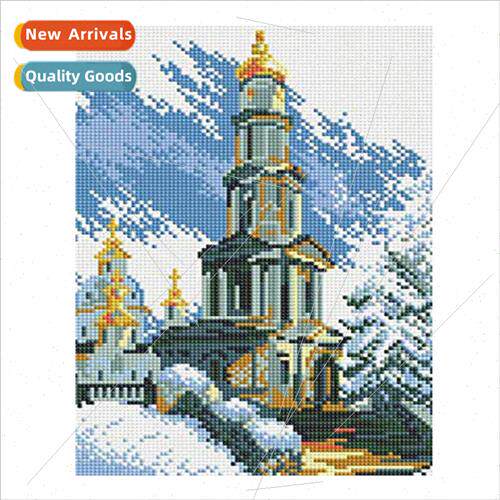 Oil Painting ghthouse Cross Stch ving Room Bedroom Decorativ