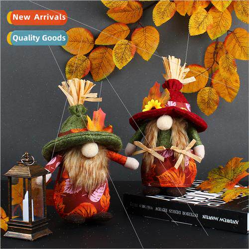 New harvest festival falling leaves doll ornament cute facel