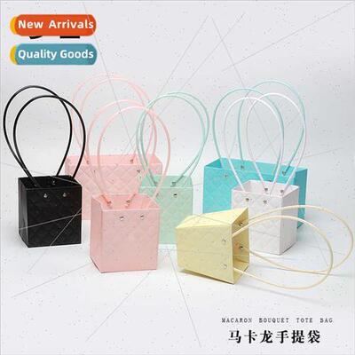 Macaroon Sugar Color Flower Packaging Flower Arrangement Bag