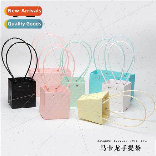 Macaroon Sugar Color Flower Packaging Flower Arrangement Bag