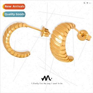 wind retro twill engraved cold geometric niche ins French