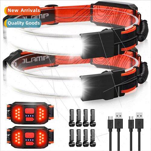 COB large floodlight headlamp outdoor camping hiking mainten