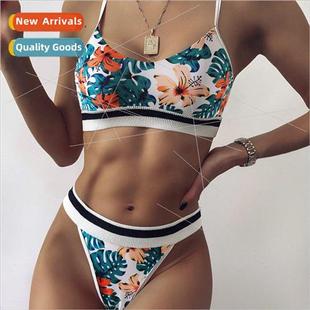 Paneled Bandeau Bikini Solid Sexy Color Swimsu Womens Spl