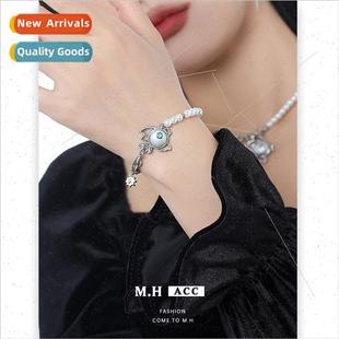 pearl splicing simple Goldfish string women niche bracelet