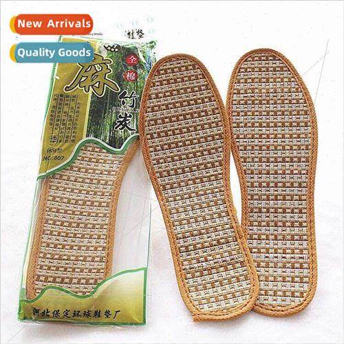 T Cotton nen Bamboo Charcoal Insoles Anti-Odor Insoles Breat