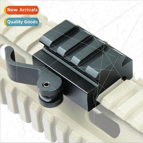 Black Heightened Quick Release Rail Mount Scope Mount 5 Slot