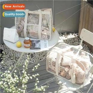 ins Korea beach bag transparent PVC waterprobag travel large