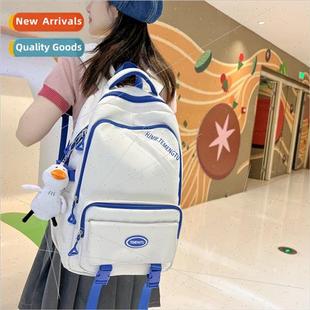 summer shoulder middle backpack ins new female simple bag