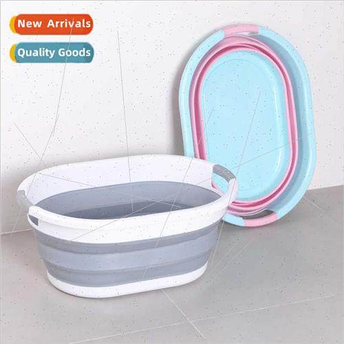 Children bath tub bath tub collapsible portable laundry tub