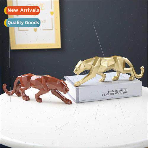 Cutting geometric leopard resin crafts ornaments creative or
