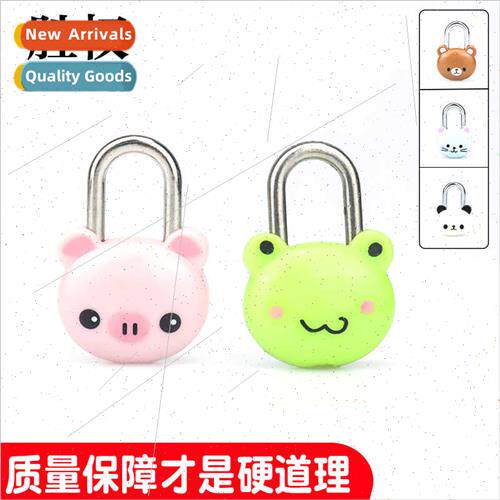 Cute mini key padlock stationery diary lock piggy bank lock