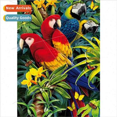 New hand-applied full diamond living room small animal decor