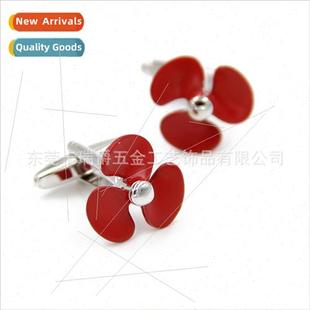 fan men cufflinks baked cuffli business red French Fun women