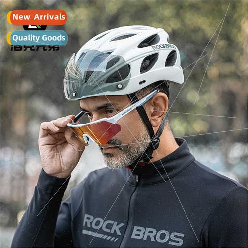Bicycle helmet windshield one-piece riding helmet men women