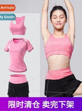 Yoga clothing new female sweat fness clothing sports su quic