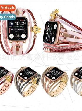 适用apple cartoon character bohemian metal watch bapple watc