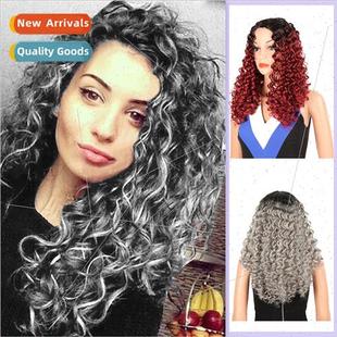 African small curly wig chemical fiber high temperature silk