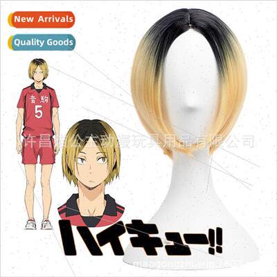 Volleyball Junior Lone Claw Grinding Cos wig yellow black gr