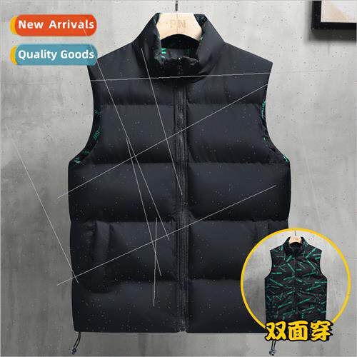 Vest Men 2023 Winter Thin Loose Horse Clip Sleeveless Classi