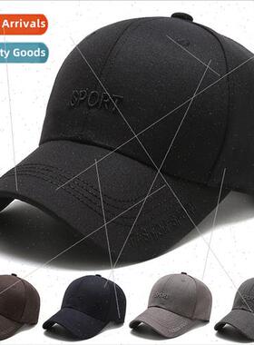 Middle-aged elderly hat men spring fall duck tongue cap clot