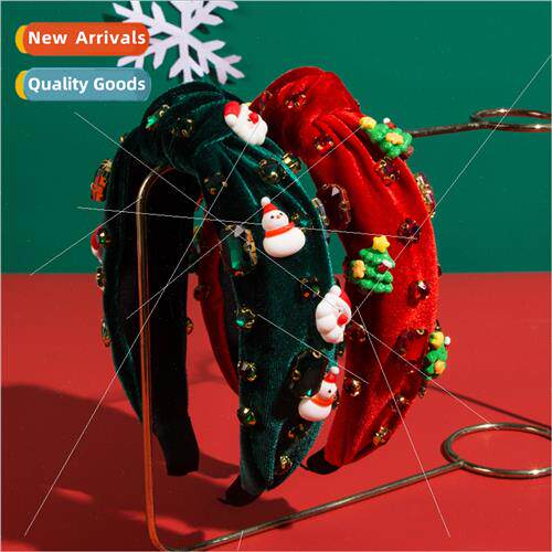 Christmas hair bands Christmas e old man head decoration hea