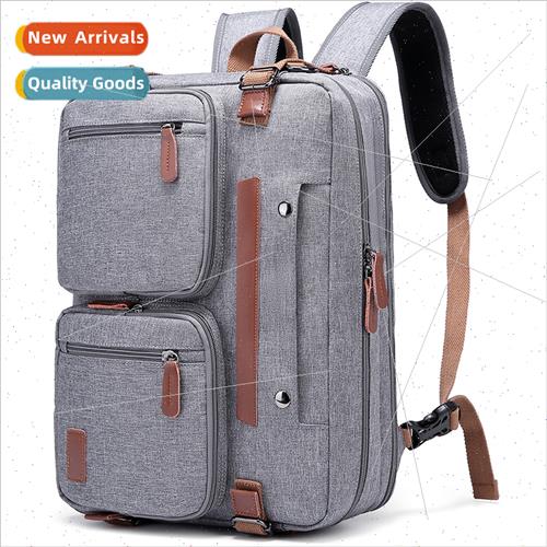 Multifunctional backpack men computer bag triple shoulder ba
