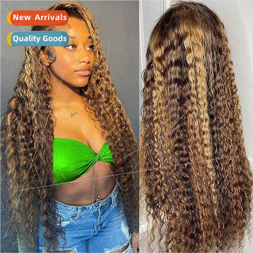 Wigs African Women Front Lace Chemical Fiber Head Covers Pia