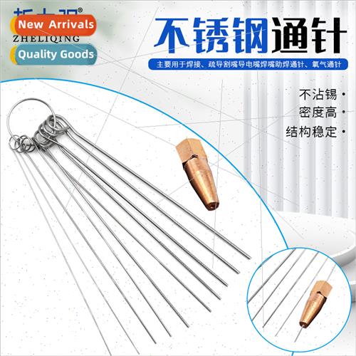 Ground threaded stainless steel flux pins evacuate cutting n