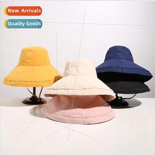fall peach hat Korean female fisherman new flannel Hat skin