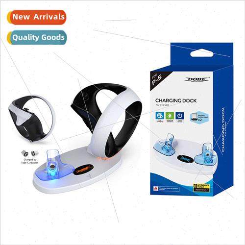 PS VR2 Gamepad Magnetic Charging Dock PS VR2 LED ghts Grip D