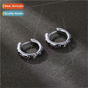 Earrings Stud Europe Earring Tanium Buckle Steel